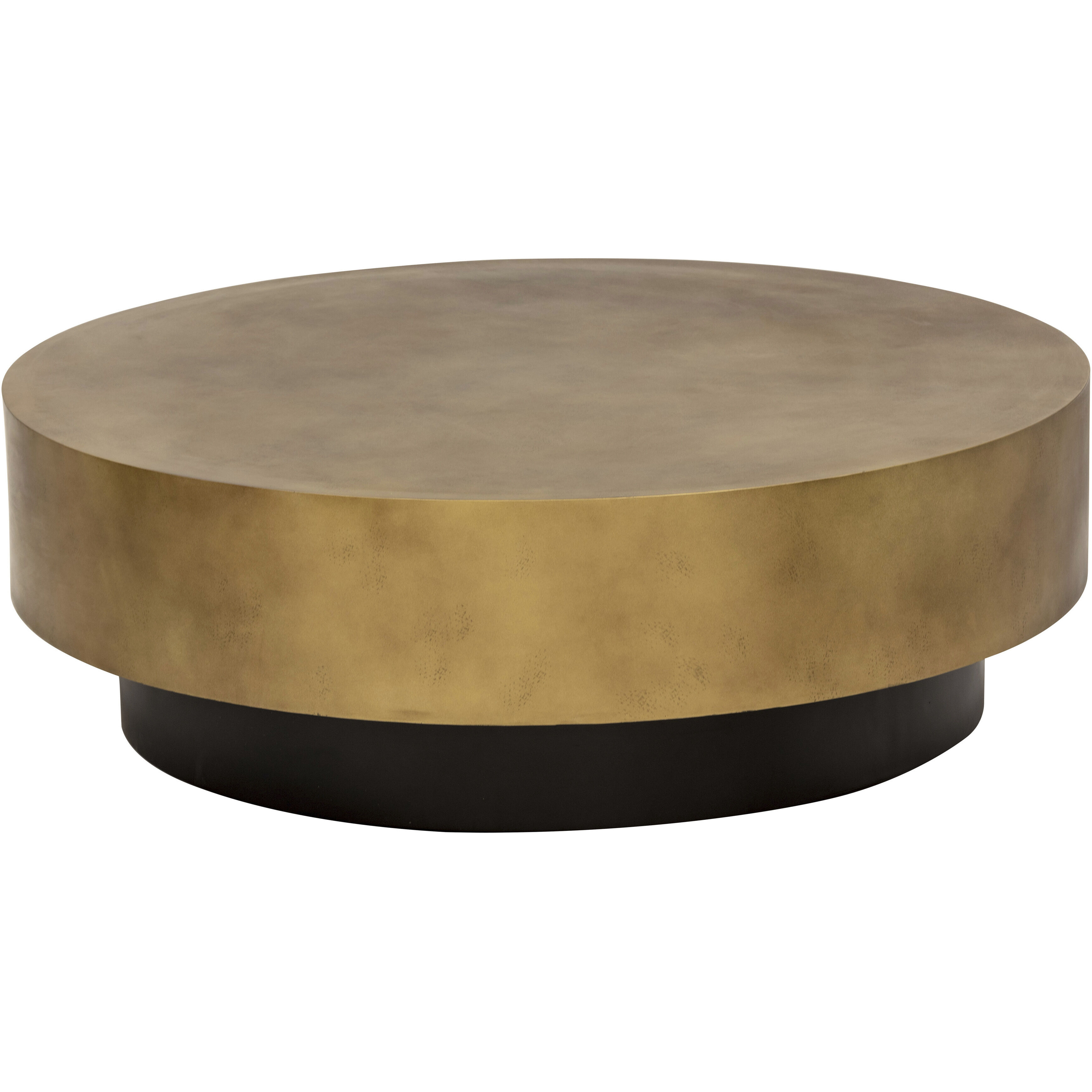 Bernaby 43.5 X 13.75 inch Antique Brass Coffee Table